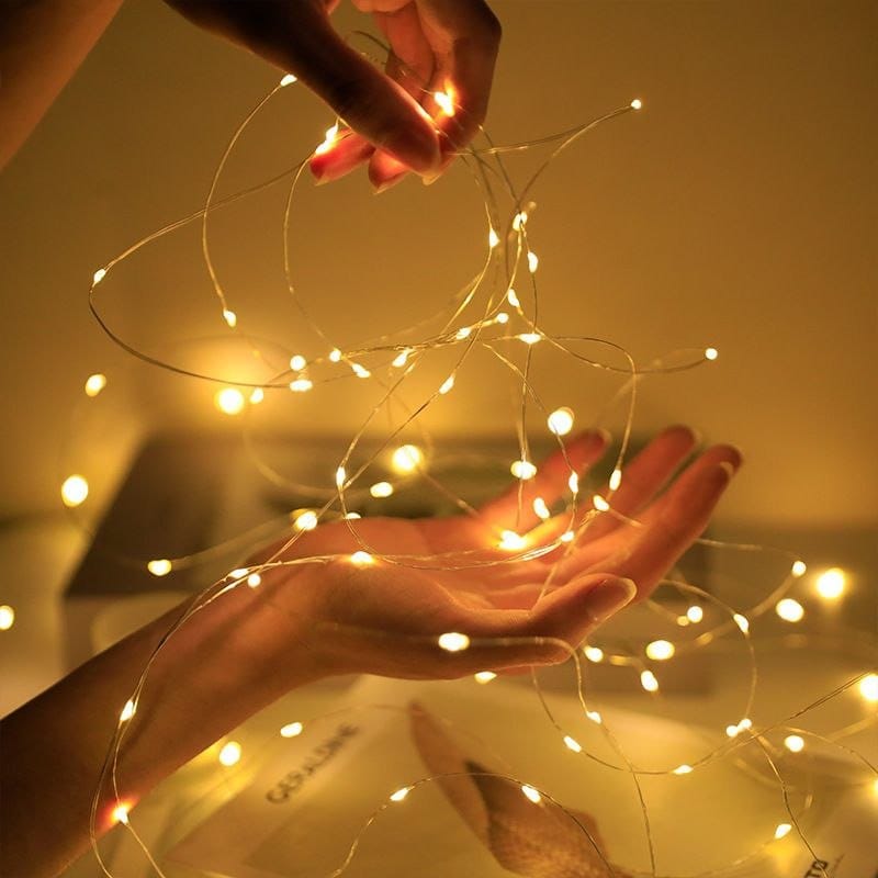 LED Fairy Lights – 3M 25-30 LEDs Battery Operated String Lights for Decoration